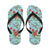 Summer Floral Pattern Print Design SF011 Flip Flops-JorJune