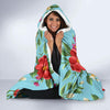 Summer Floral Pattern Print Design SF011 Hooded Blanket-JORJUNE.COM