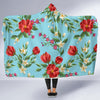 Summer Floral Pattern Print Design SF011 Hooded Blanket-JORJUNE.COM