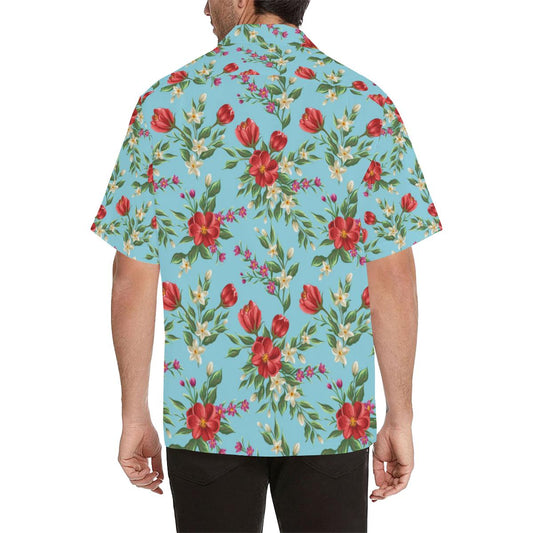 Summer Floral Pattern Print Design SF011 Men Hawaiian Shirt-JorJune