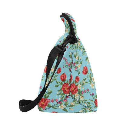 Summer Floral Pattern Print Design SF011 Neoprene Lunch Bag-JorJune