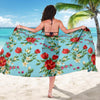 Summer Floral Pattern Print Design SF011 Sarong Pareo Wrap-JORJUNE.COM