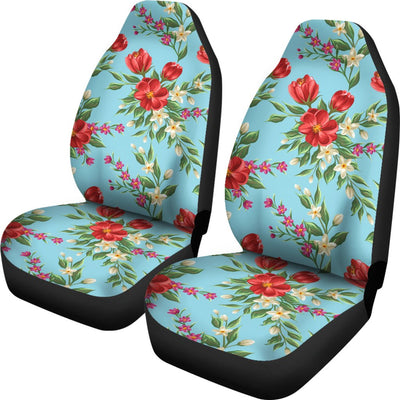 Summer Floral Pattern Print Design SF011 Universal Fit Car Seat Covers-JorJune