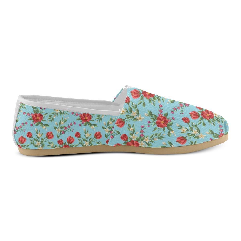 Summer Floral Pattern Print Design SF011 Women Casual Shoes-JorJune.com