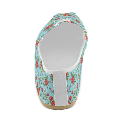 Summer Floral Pattern Print Design SF011 Women Casual Shoes-JorJune.com