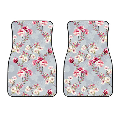Summer Floral Pattern Print Design SF02 Car Floor Mats-JORJUNE.COM