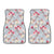 Summer Floral Pattern Print Design SF02 Car Floor Mats-JORJUNE.COM