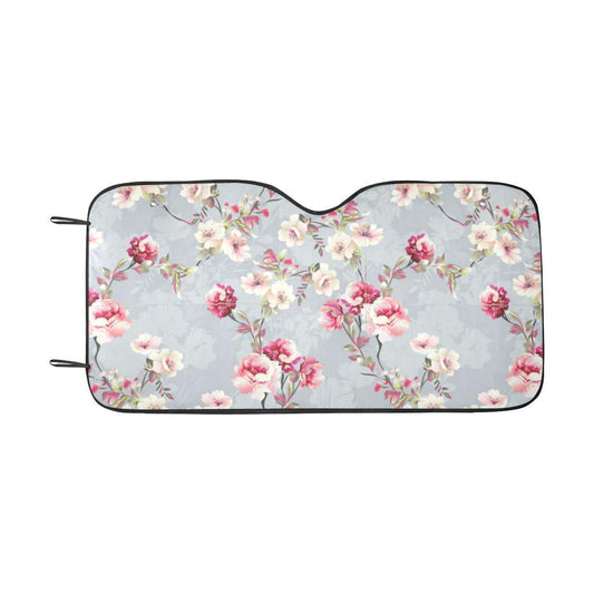 Summer Floral Pattern Print Design SF02 Car Sun Shade-JorJune