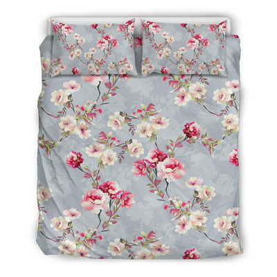 Summer Floral Pattern Print Design SF02 Duvet Cover Bedding Set-JORJUNE.COM