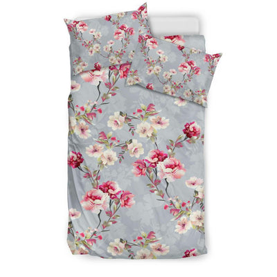 Summer Floral Pattern Print Design SF02 Duvet Cover Bedding Set-JORJUNE.COM