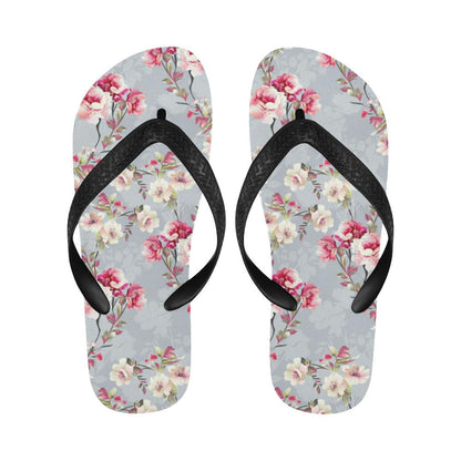 Summer Floral Pattern Print Design SF02 Flip Flops-JorJune