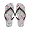 Summer Floral Pattern Print Design SF02 Flip Flops-JorJune