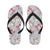 Summer Floral Pattern Print Design SF02 Flip Flops-JorJune