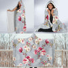 Summer Floral Pattern Print Design SF02 Hooded Blanket-JORJUNE.COM