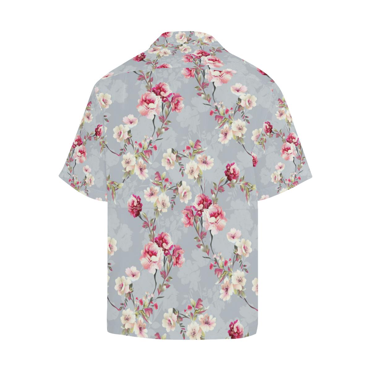 Summer Floral Pattern Print Design SF02 Men Hawaiian Shirt-JorJune