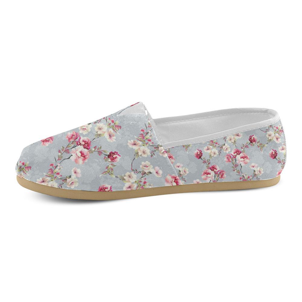 Summer Floral Pattern Print Design SF02 Women Casual Shoes-JorJune.com