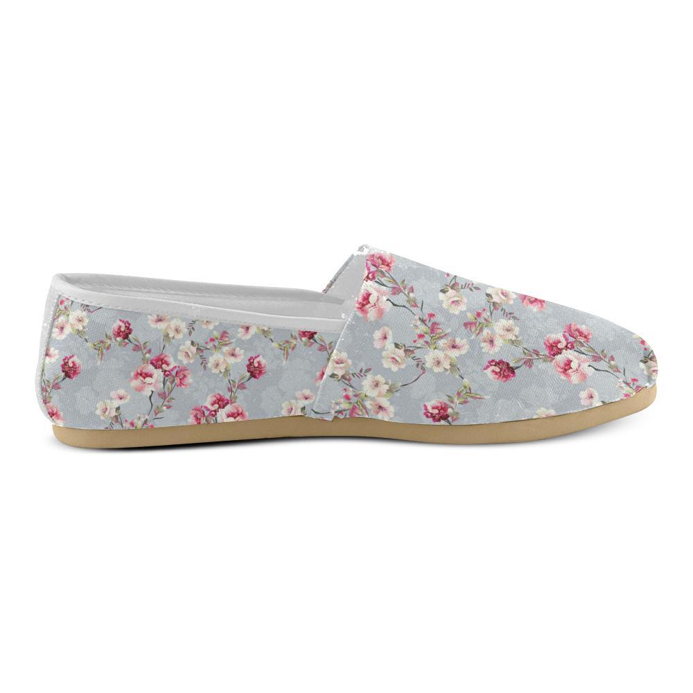 Summer Floral Pattern Print Design SF02 Women Casual Shoes-JorJune.com
