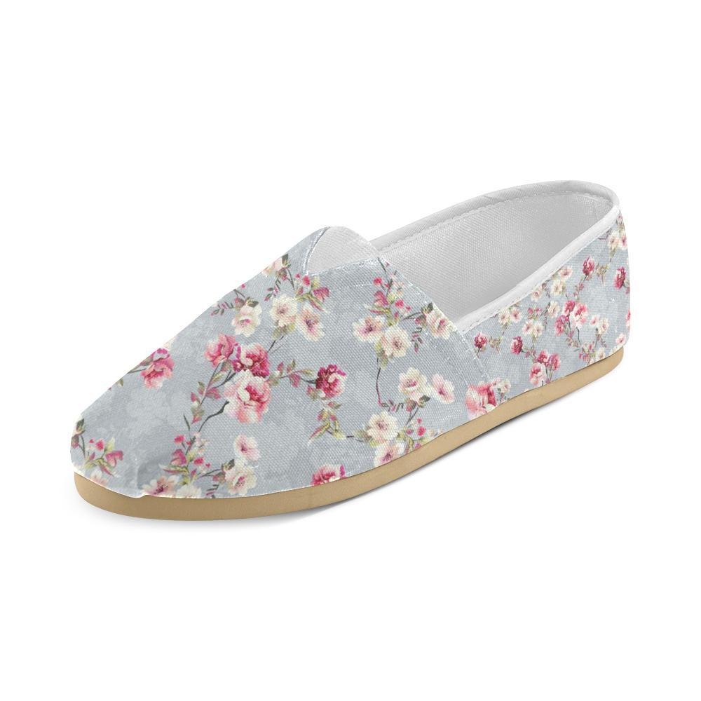 Summer Floral Pattern Print Design SF02 Women Casual Shoes-JorJune.com