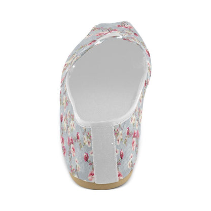 Summer Floral Pattern Print Design SF02 Women Casual Shoes-JorJune.com