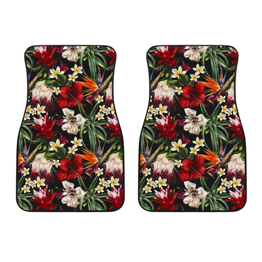 Summer Floral Pattern Print Design SF03 Car Floor Mats-JORJUNE.COM