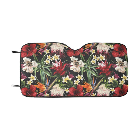Summer Floral Pattern Print Design SF03 Car Sun Shade-JorJune