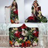 Summer Floral Pattern Print Design SF03 Hooded Blanket-JORJUNE.COM