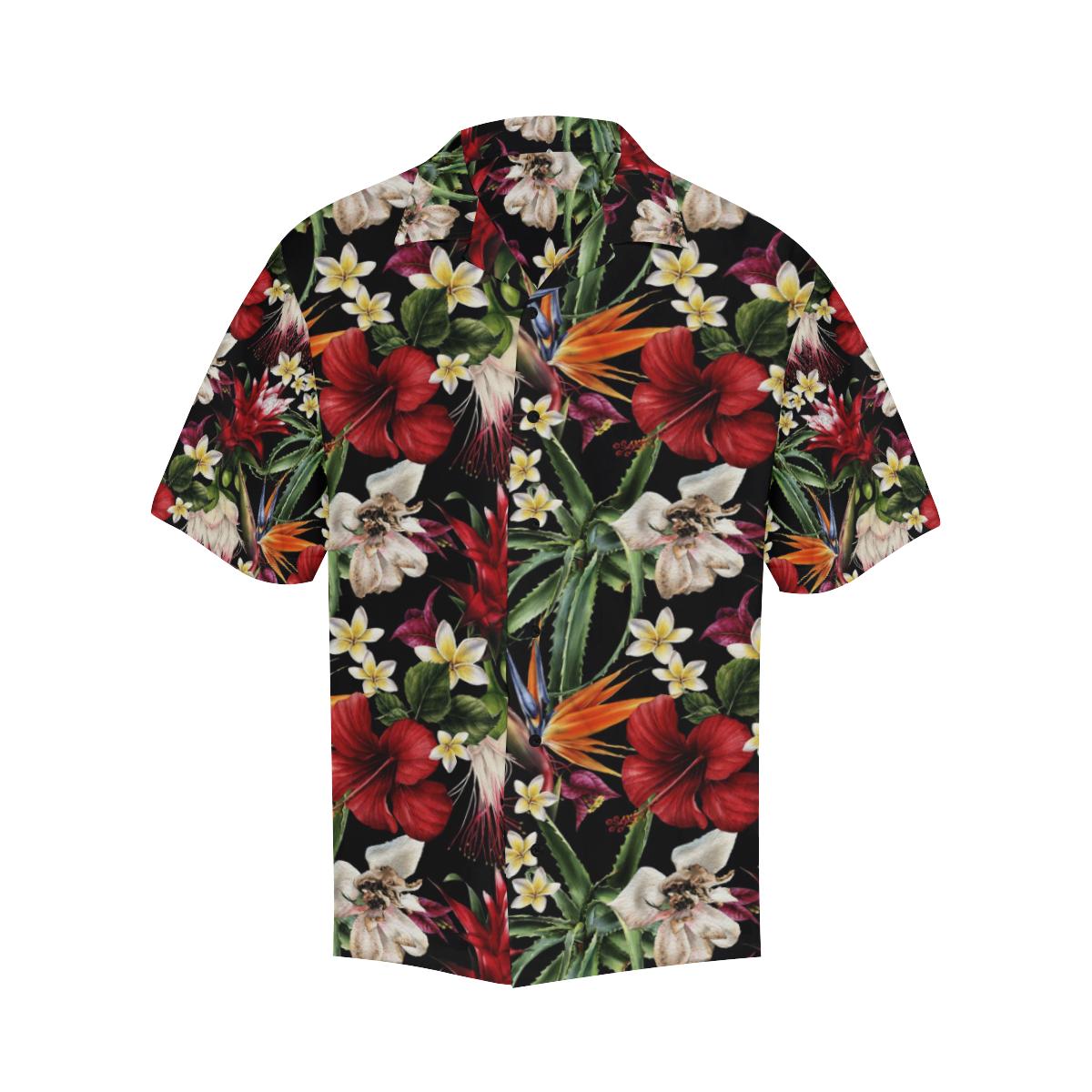 Summer Floral Pattern Print Design SF03 Men Hawaiian Shirt-JorJune