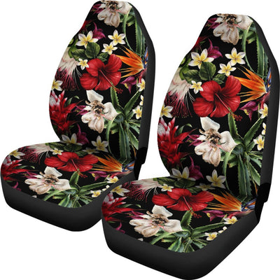 Summer Floral Pattern Print Design SF03 Universal Fit Car Seat Covers-JorJune