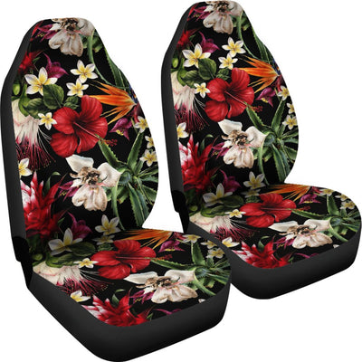 Summer Floral Pattern Print Design SF03 Universal Fit Car Seat Covers-JorJune