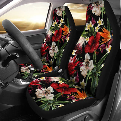 Summer Floral Pattern Print Design SF03 Universal Fit Car Seat Covers-JorJune