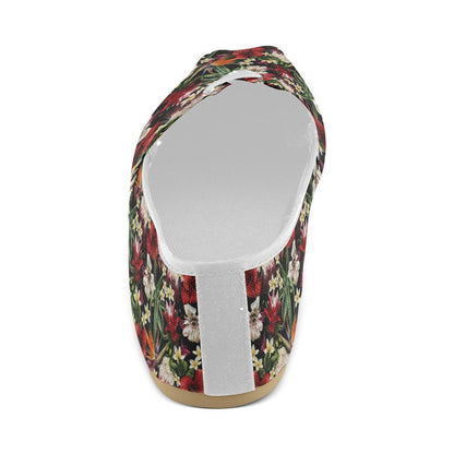 Summer Floral Pattern Print Design SF03 Women Casual Shoes-JorJune.com