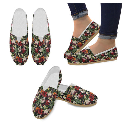 Summer Floral Pattern Print Design SF03 Women Casual Shoes-JorJune.com