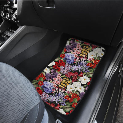 Summer Floral Pattern Print Design SF04 Car Floor Mats-JORJUNE.COM