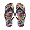 Summer Floral Pattern Print Design SF04 Flip Flops-JorJune