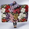 Summer Floral Pattern Print Design SF04 Hooded Blanket-JORJUNE.COM