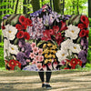 Summer Floral Pattern Print Design SF04 Hooded Blanket-JORJUNE.COM