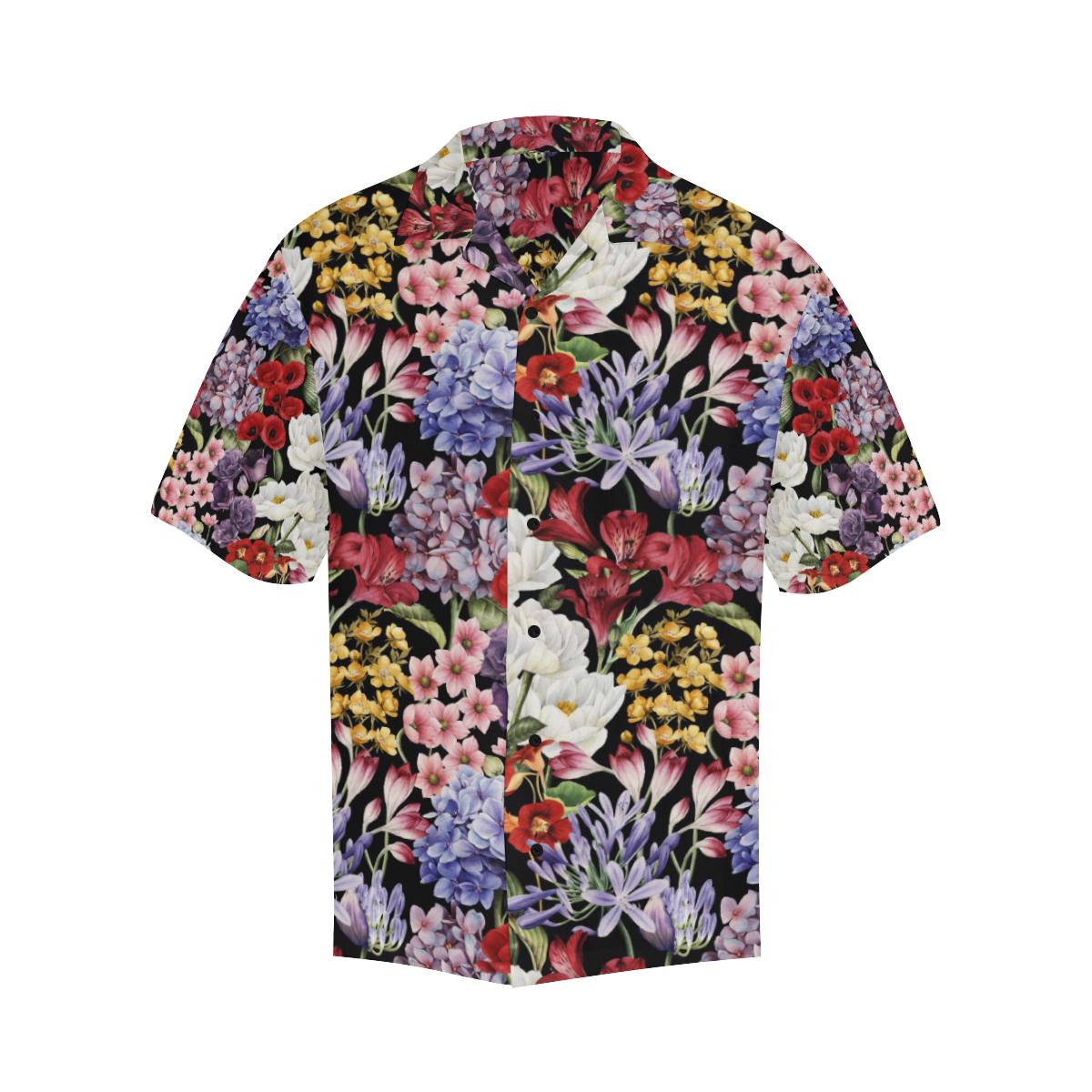 Summer Floral Pattern Print Design SF04 Men Hawaiian Shirt-JorJune