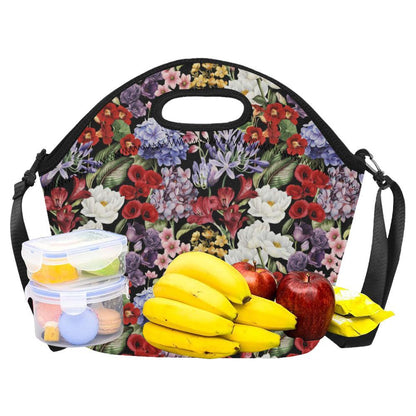 Summer Floral Pattern Print Design SF04 Neoprene Lunch Bag-JorJune
