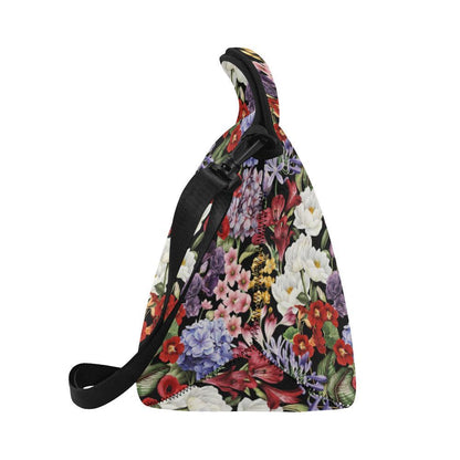 Summer Floral Pattern Print Design SF04 Neoprene Lunch Bag-JorJune