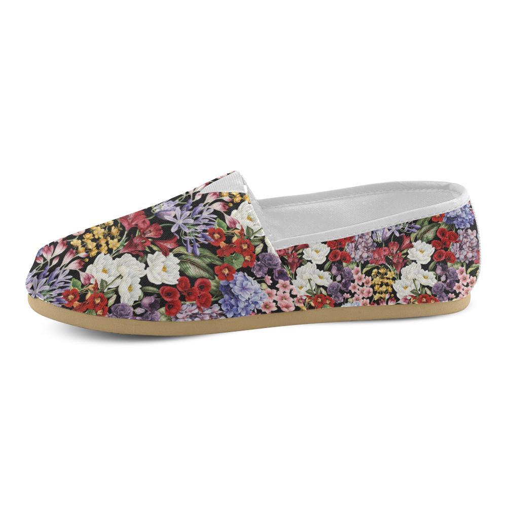 Summer Floral Pattern Print Design SF04 Women Casual Shoes-JorJune.com