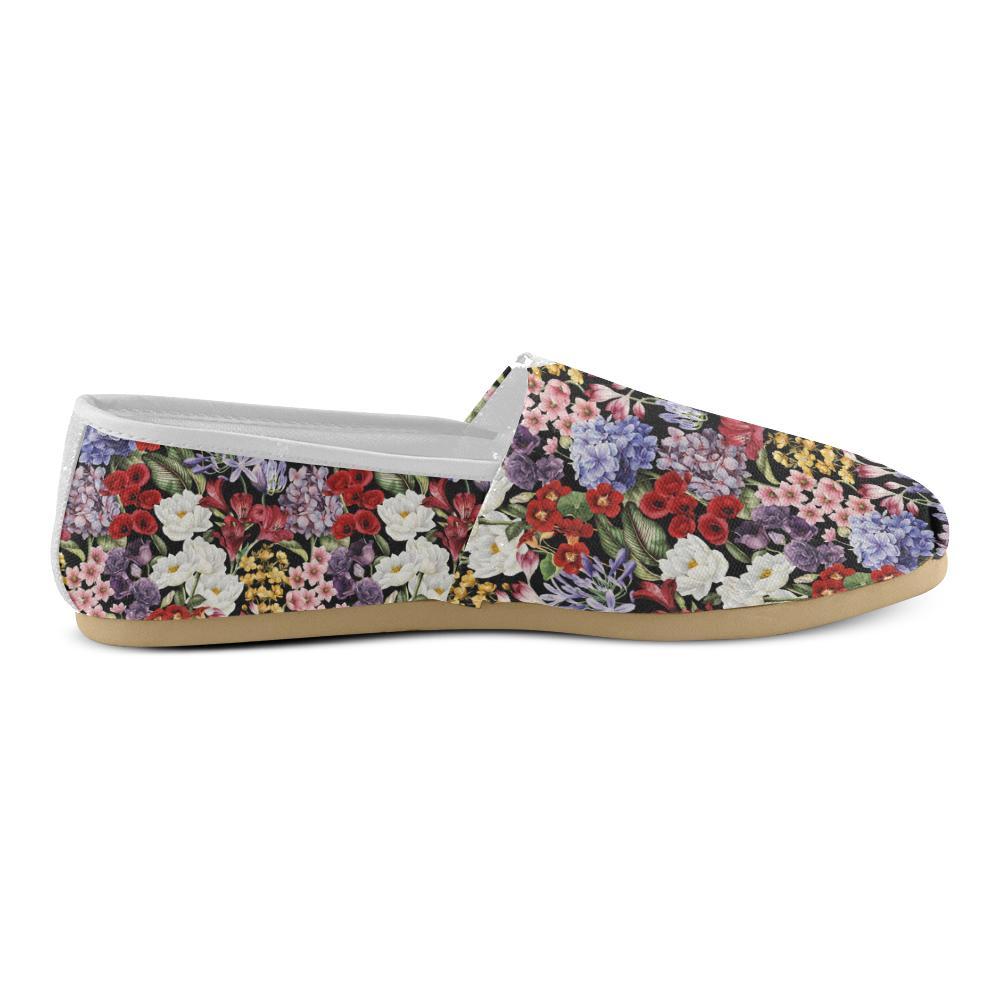 Summer Floral Pattern Print Design SF04 Women Casual Shoes-JorJune.com