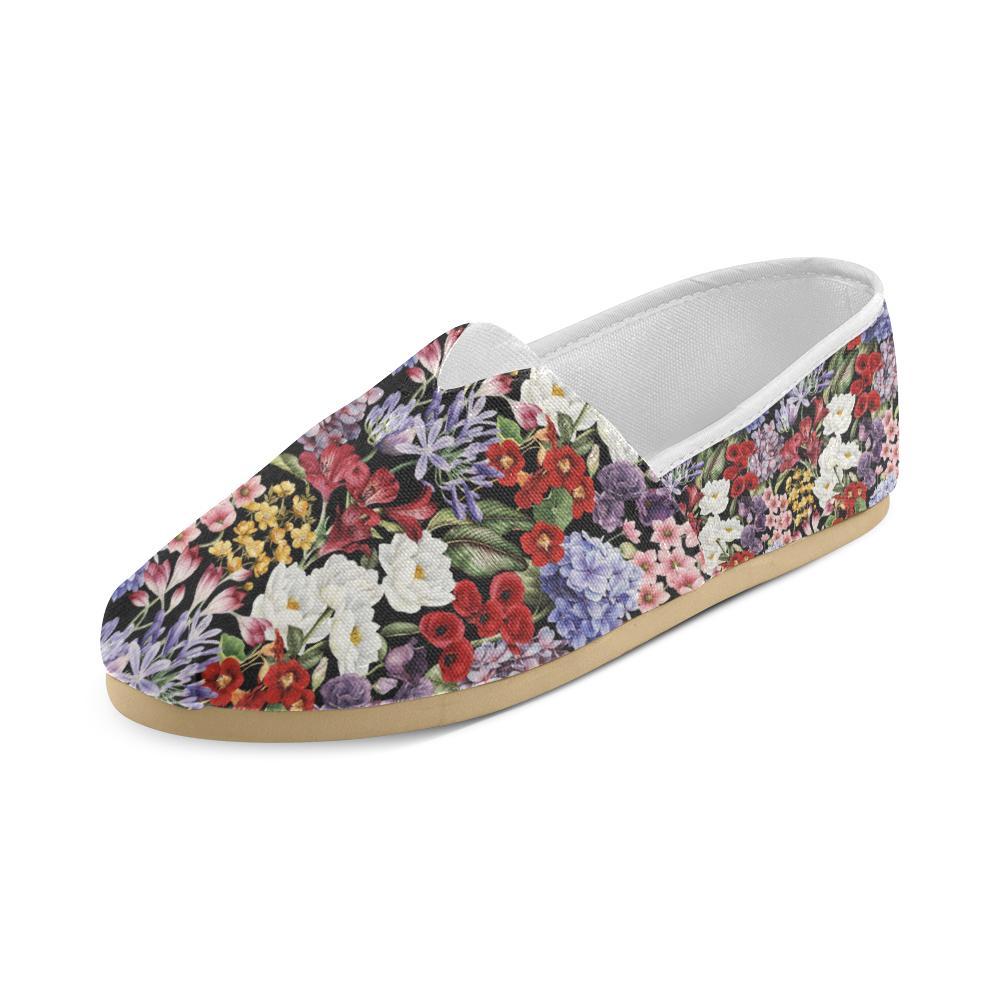 Summer Floral Pattern Print Design SF04 Women Casual Shoes-JorJune.com