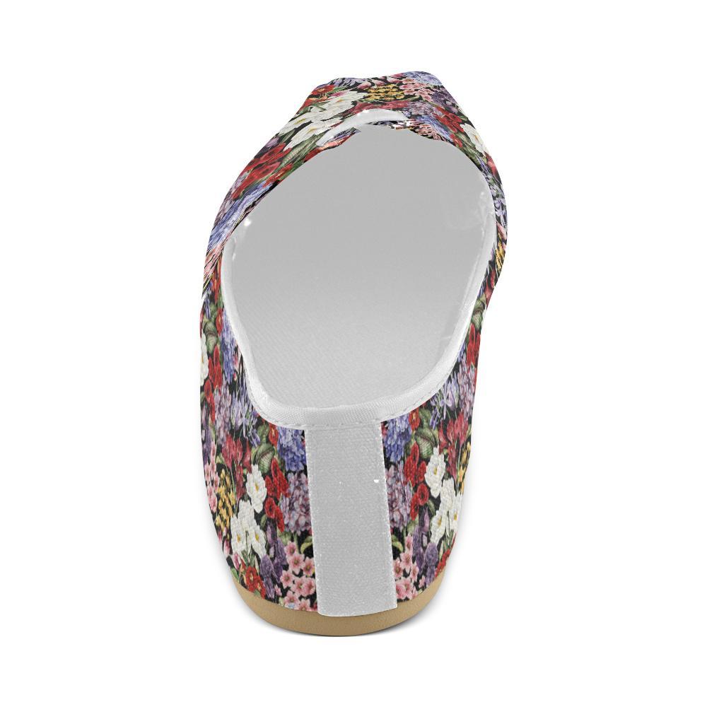 Summer Floral Pattern Print Design SF04 Women Casual Shoes-JorJune.com