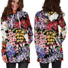 Summer Floral Pattern Print Design SF04 Women Hoodie Dress