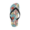 Summer Floral Pattern Print Design SF05 Flip Flops-JorJune