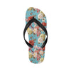 Summer Floral Pattern Print Design SF05 Flip Flops-JorJune