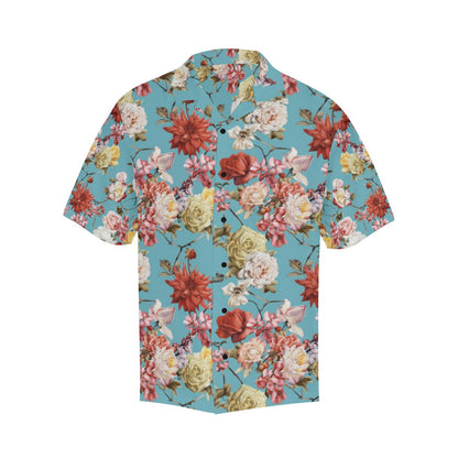 Summer Floral Pattern Print Design SF05 Men Hawaiian Shirt-JorJune