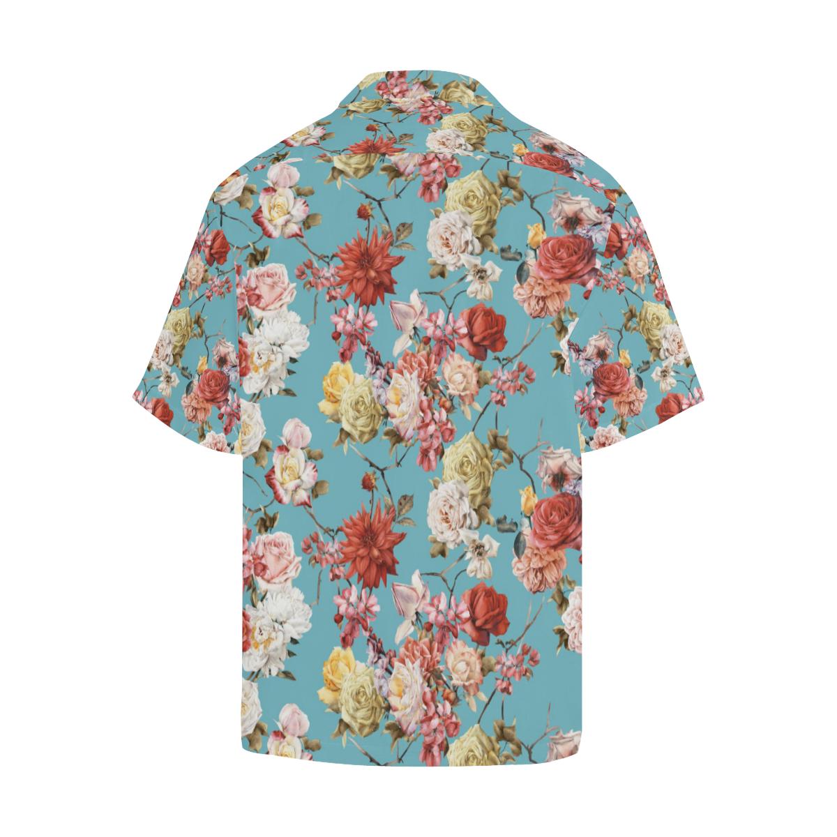 Summer Floral Pattern Print Design SF05 Men Hawaiian Shirt-JorJune