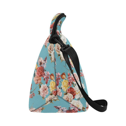Summer Floral Pattern Print Design SF05 Neoprene Lunch Bag-JorJune