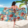 Summer Floral Pattern Print Design SF05 Sarong Pareo Wrap-JORJUNE.COM